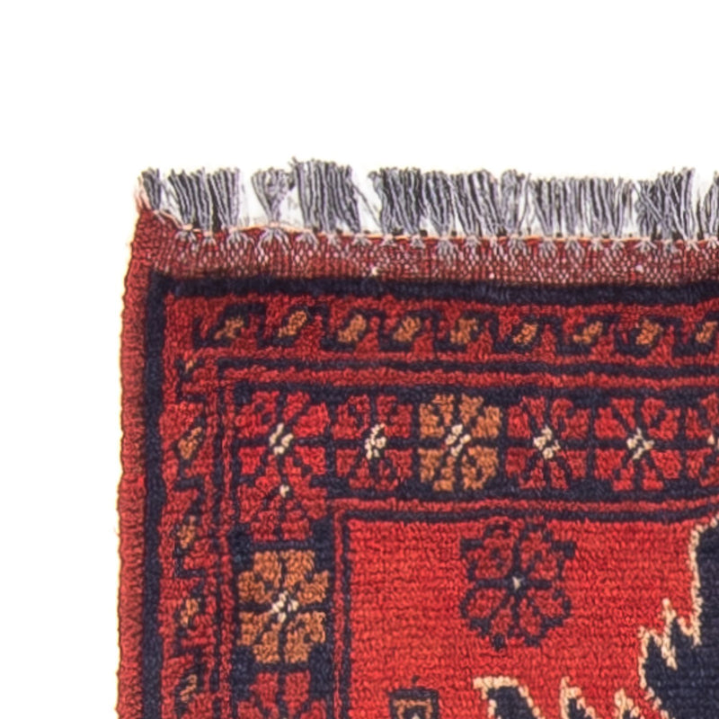 Tappeto afgano - Kunduz - 98 x 49 cm - rosso scuro