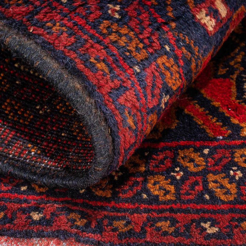 Tappeto afgano - Kunduz - 102 x 52 cm - rosso scuro