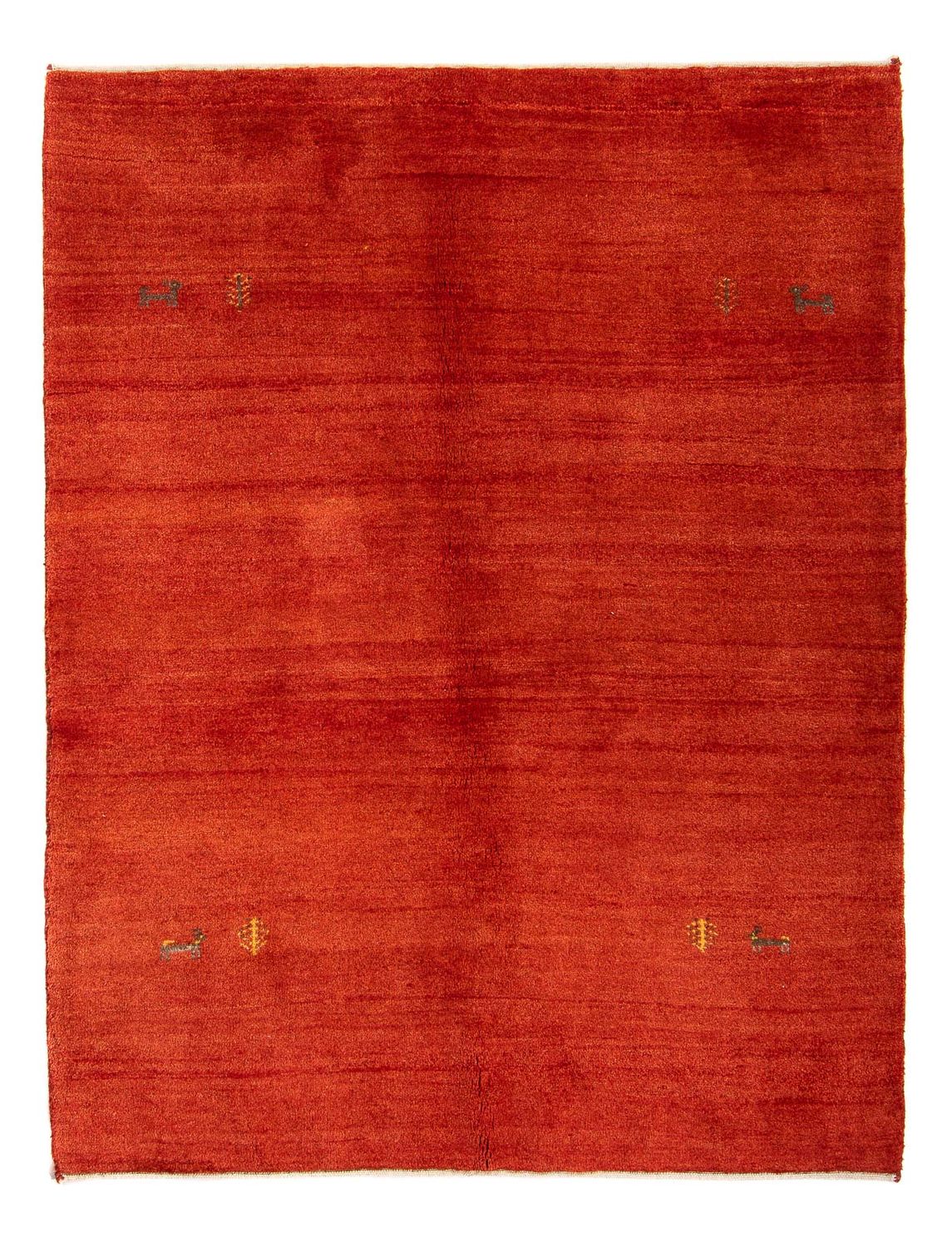 Tappeto Gabbeh - Loribaft Persero - 182 x 130 cm - rosso scuro