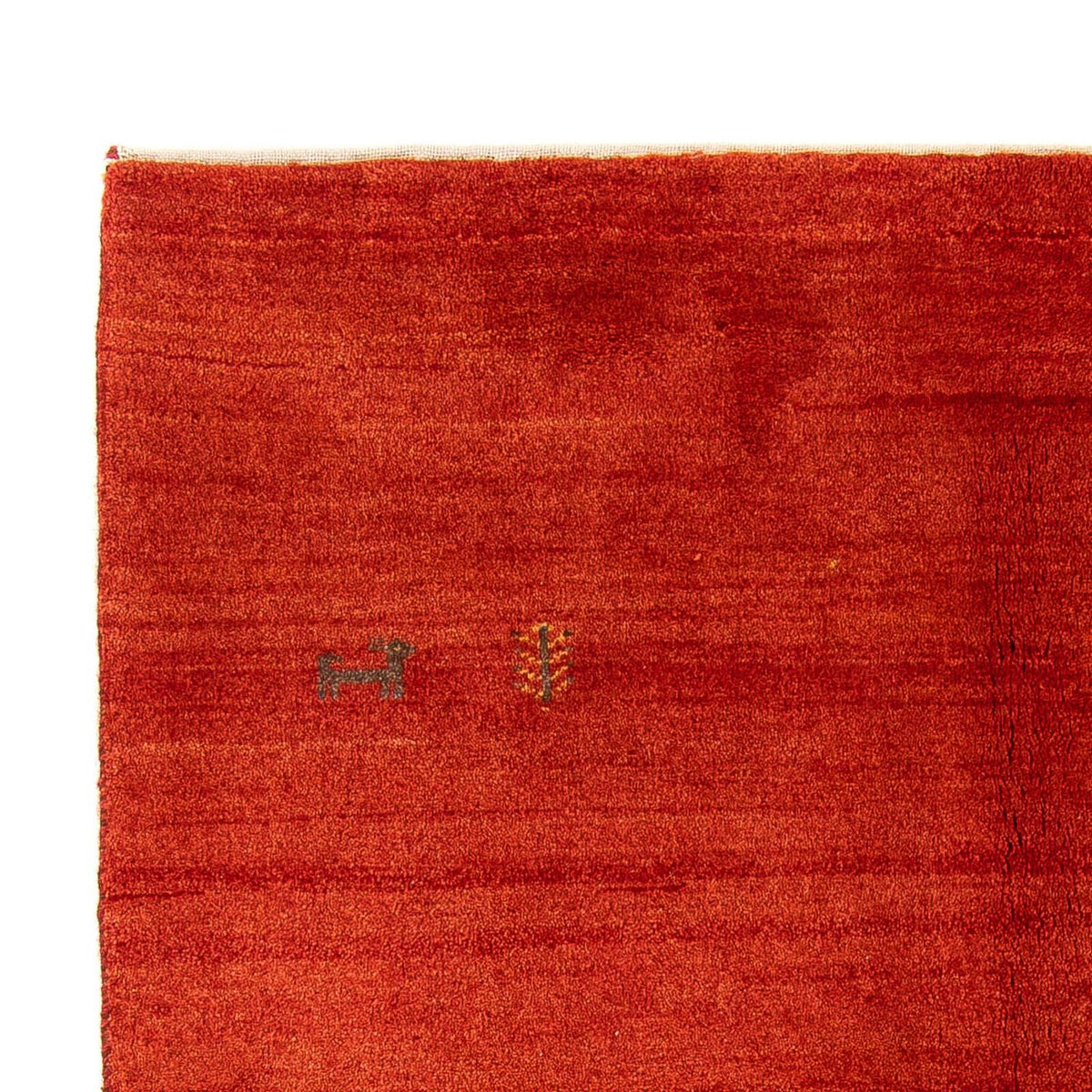 Tappeto Gabbeh - Loribaft Persero - 182 x 130 cm - rosso scuro