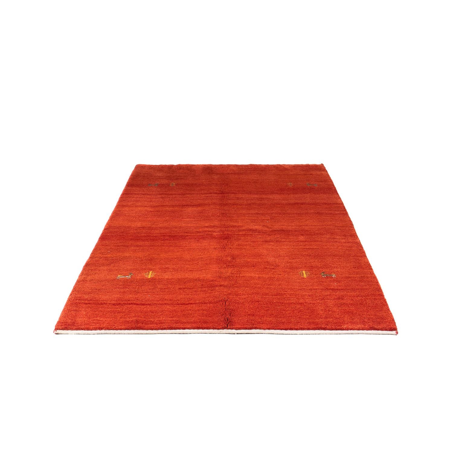Tappeto Gabbeh - Loribaft Persero - 182 x 130 cm - rosso scuro