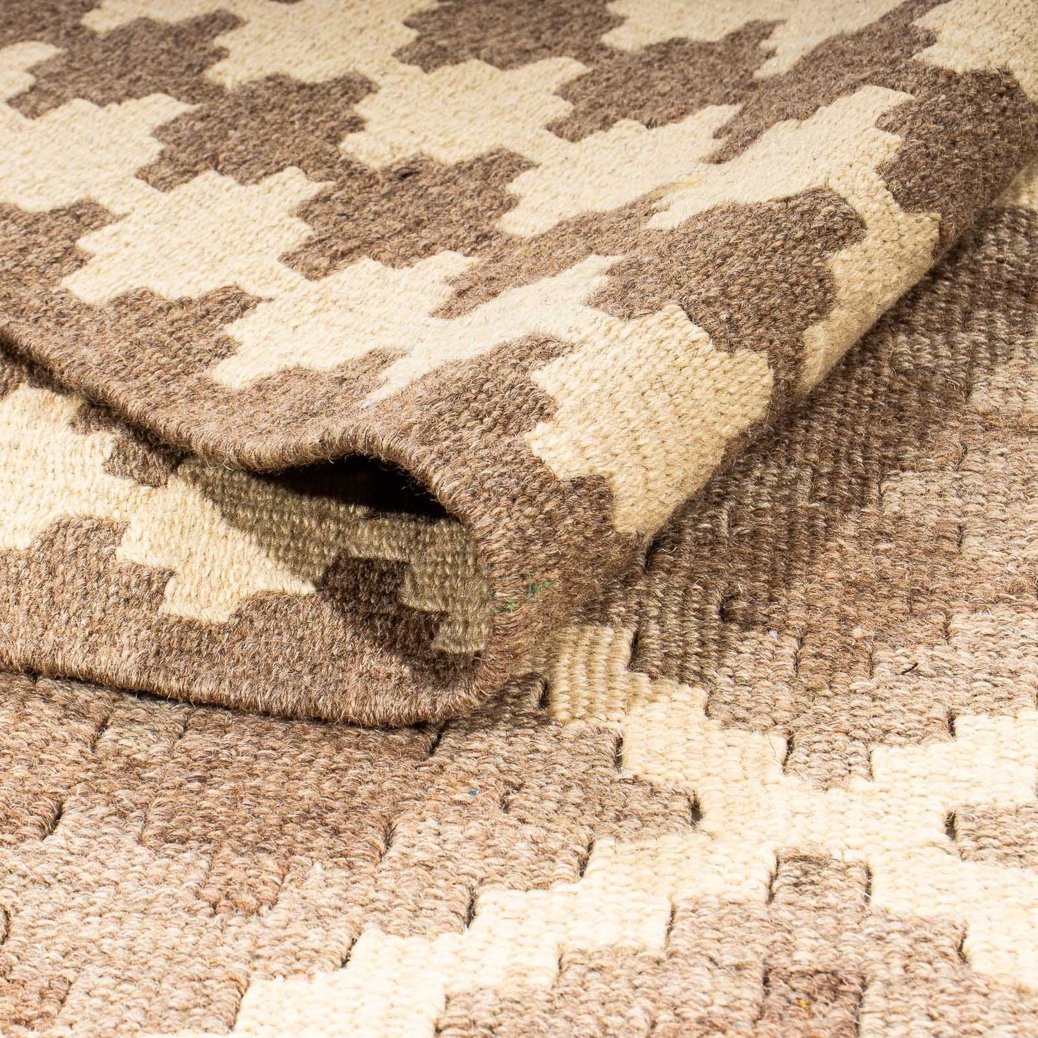 Tappeto Kelim - Orientale - 218 x 163 cm - marrone chiaro