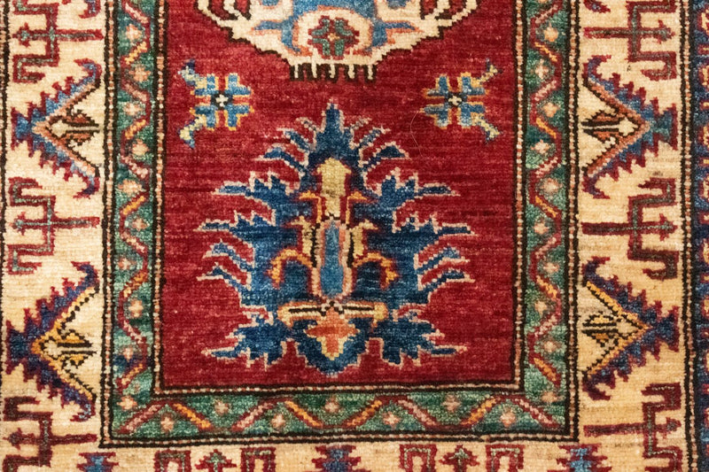 Tappeto Ziegler - Kazak - 96 x 62 cm - rosso