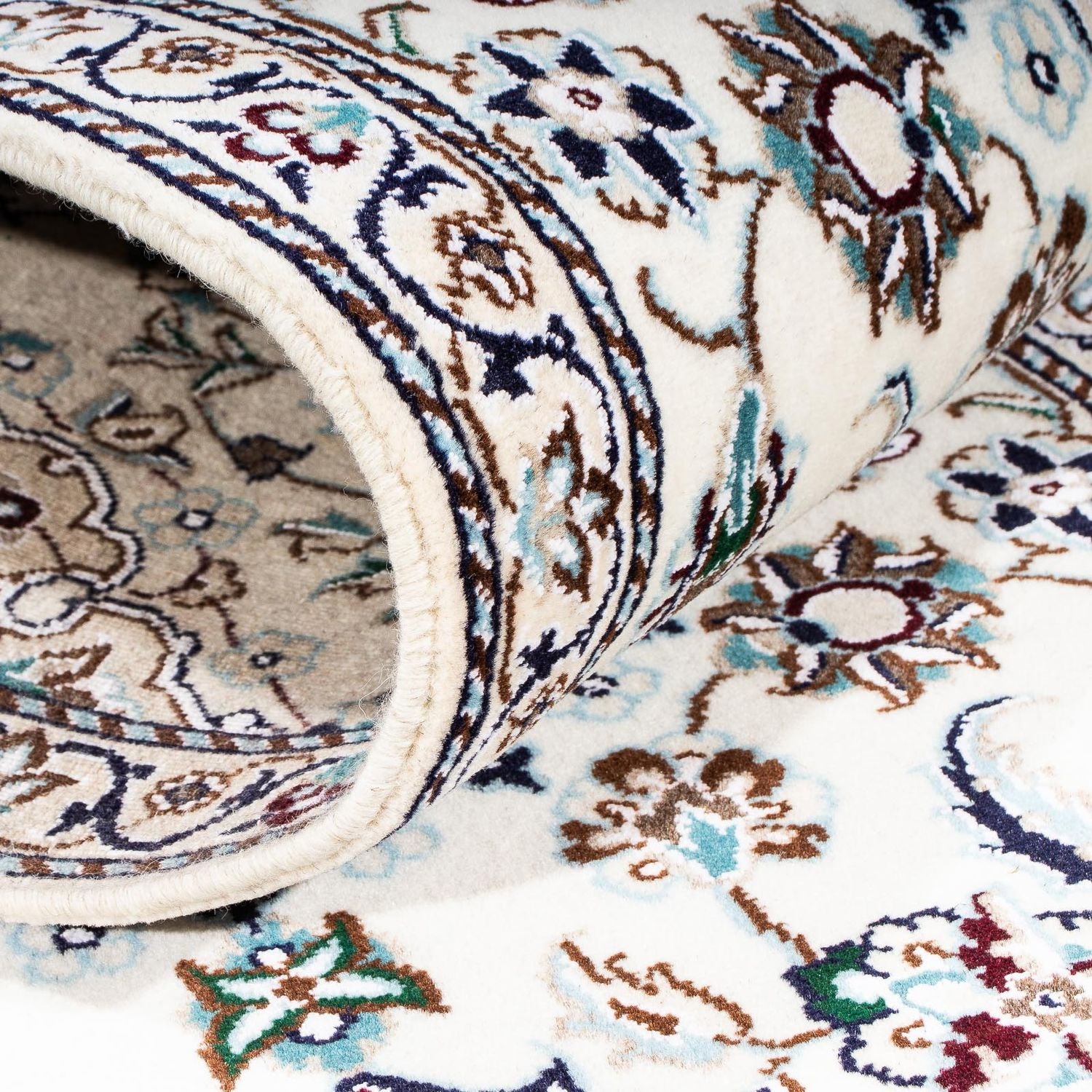 Tappeto corsia Tappeto Persero - Nain - Reale - 196 x 63 cm - beige