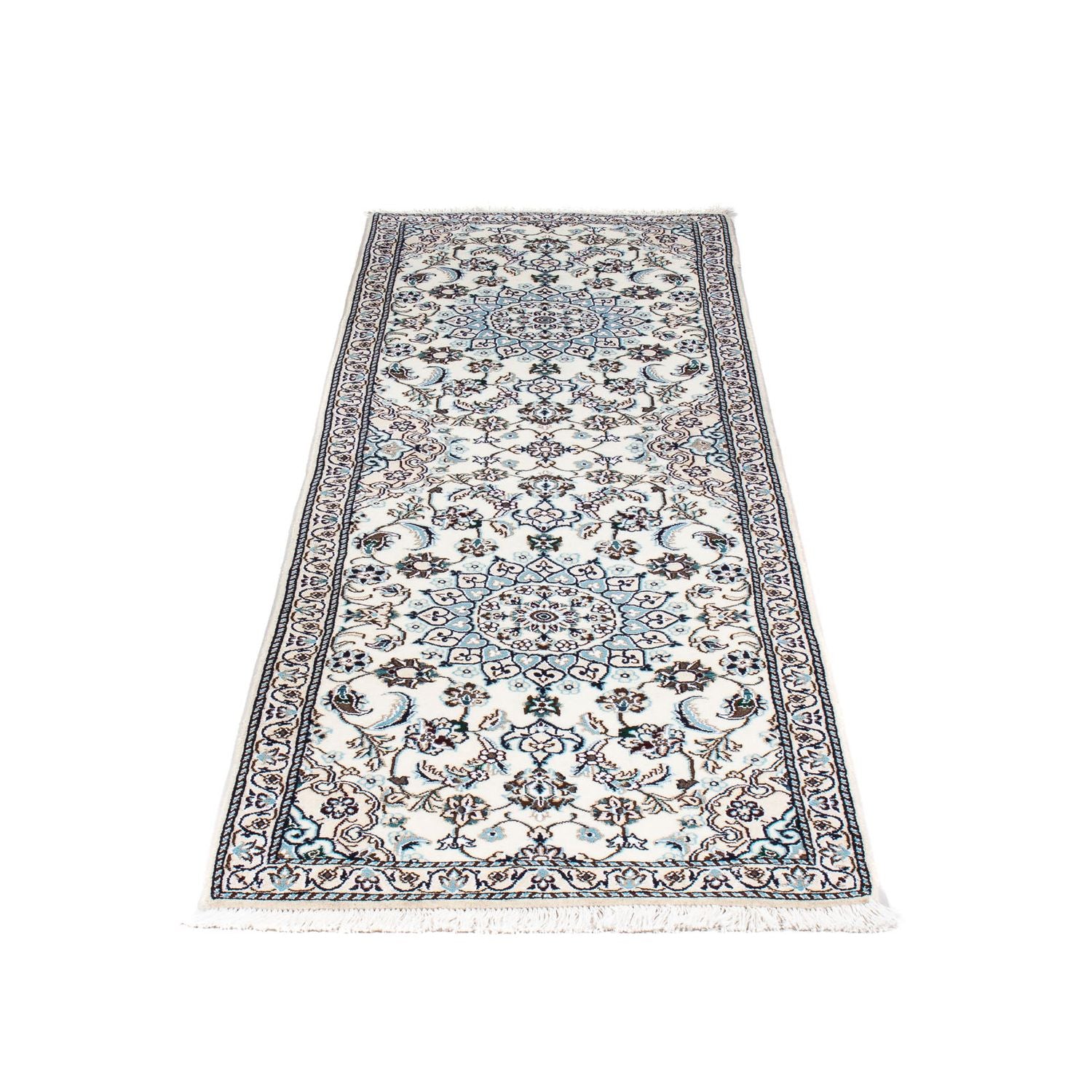 Tappeto corsia Tappeto Persero - Nain - Reale - 196 x 63 cm - beige
