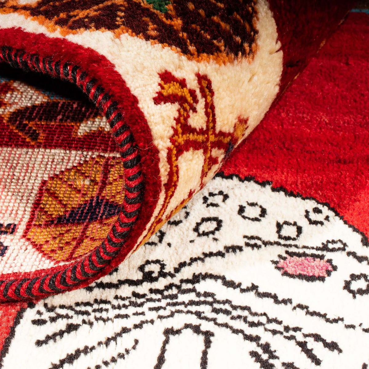 Tappeto Persero - Nomade - 204 x 135 cm - rosso scuro