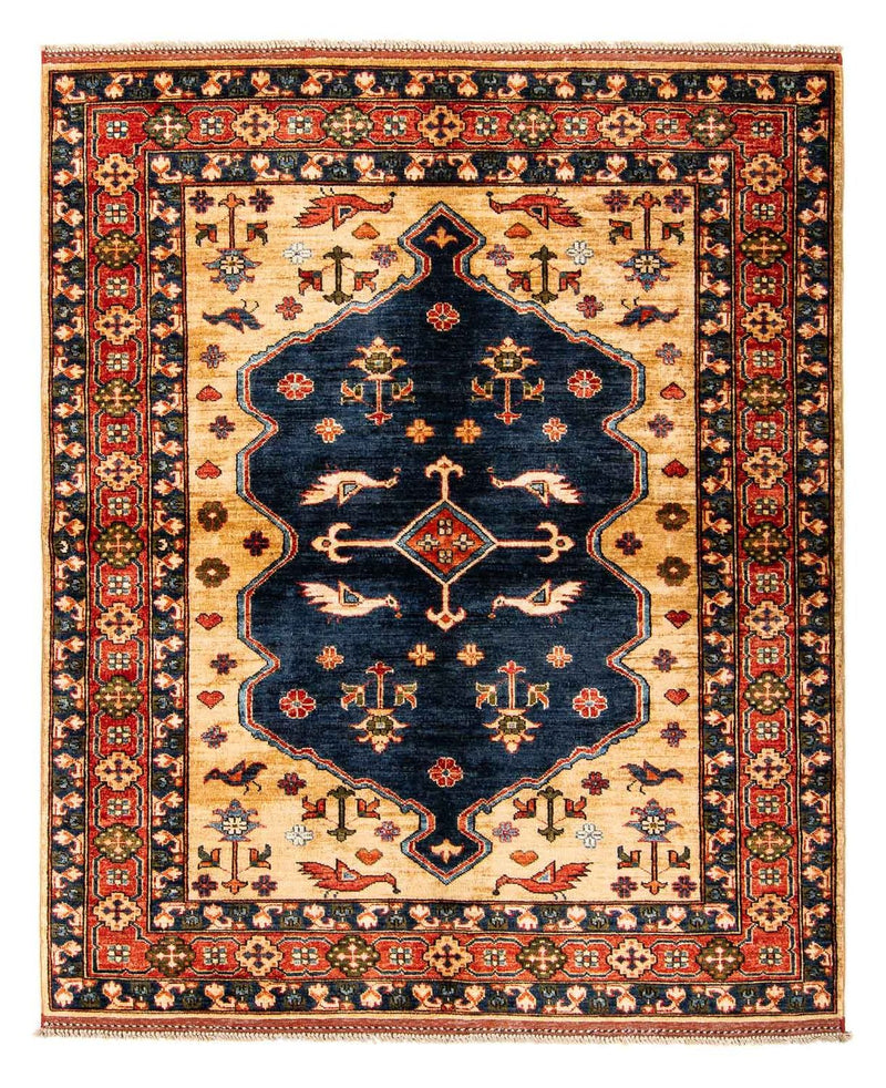 Tappeto afgano - 200 x 152 cm - blu scuro