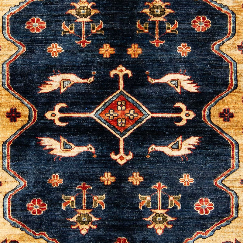 Tappeto afgano - 200 x 152 cm - blu scuro