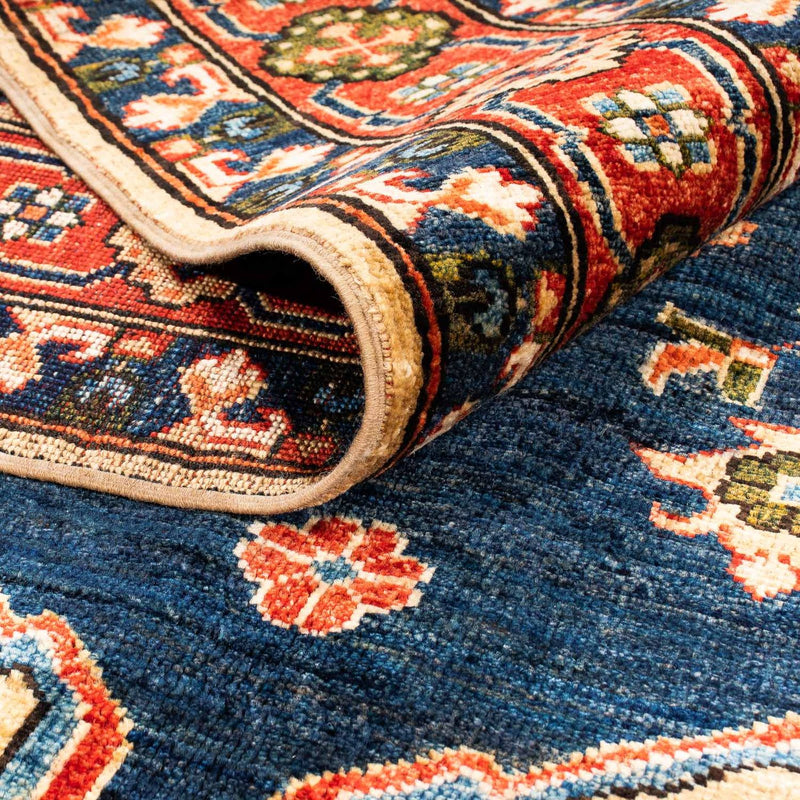 Tappeto afgano - 200 x 152 cm - blu scuro