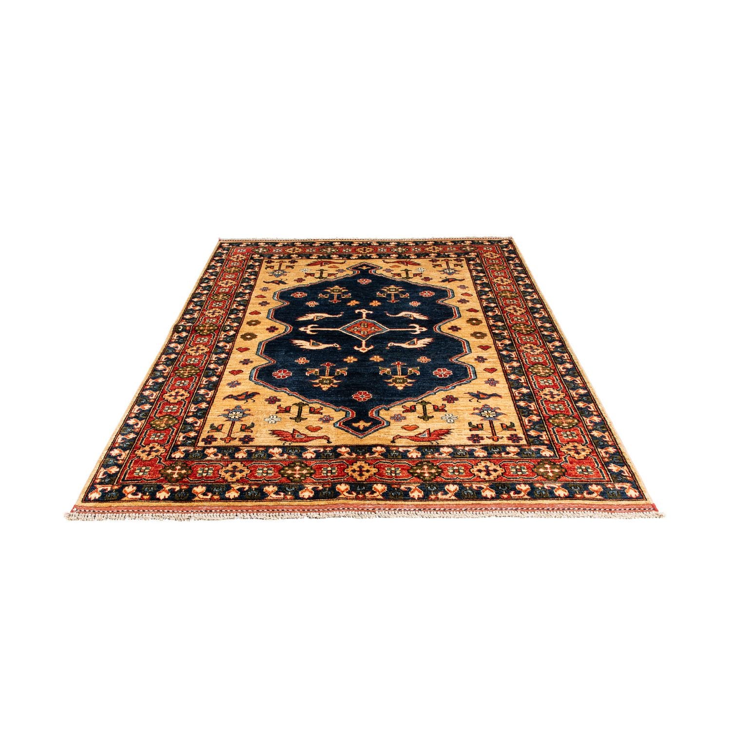 Tappeto afgano - 200 x 152 cm - blu scuro