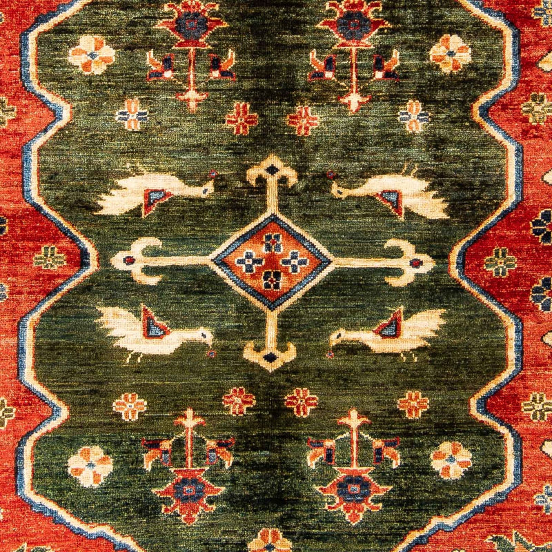 Tappeto afgano - 195 x 150 cm - rosso