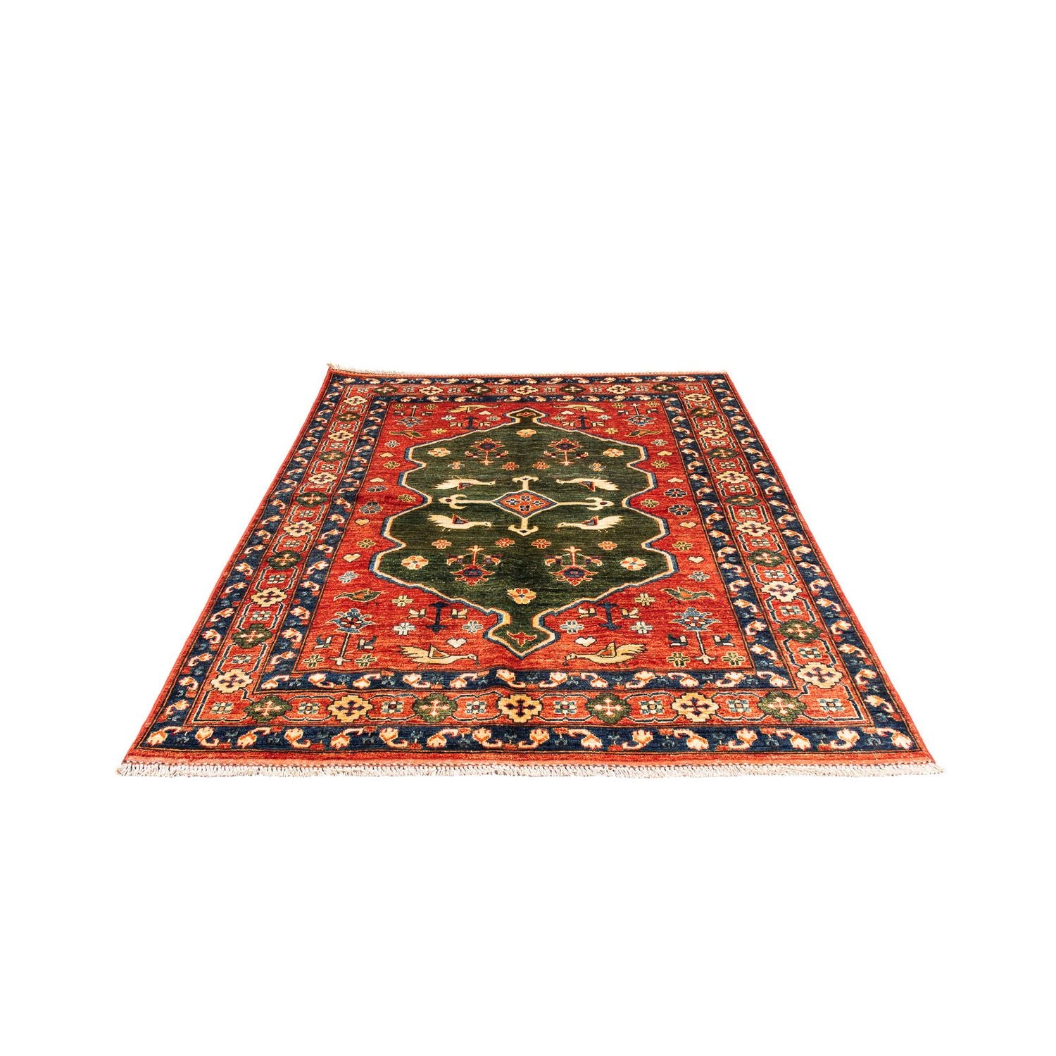 Tappeto afgano - 195 x 150 cm - rosso