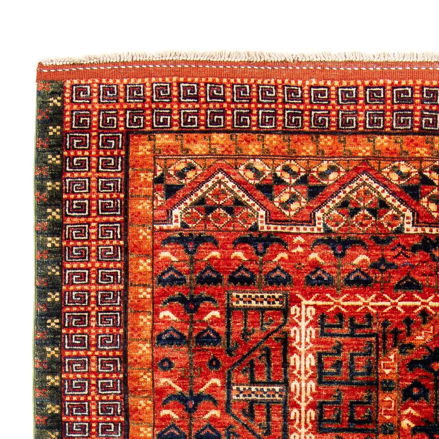 Tappeto afgano - 196 x 158 cm - rosso