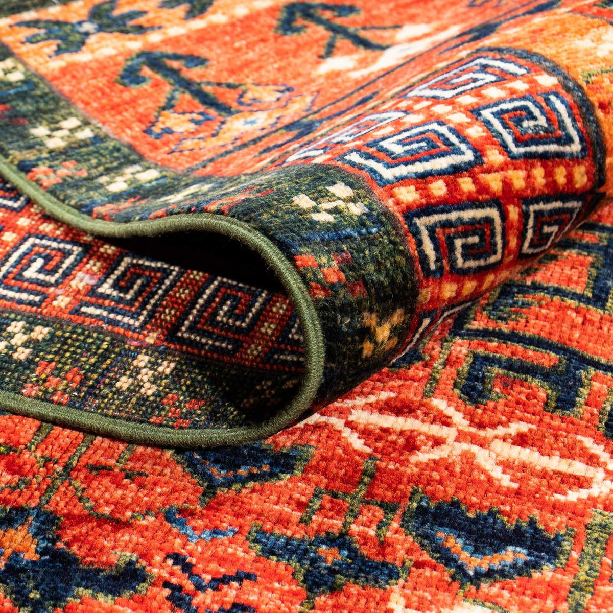 Tappeto afgano - 196 x 158 cm - rosso