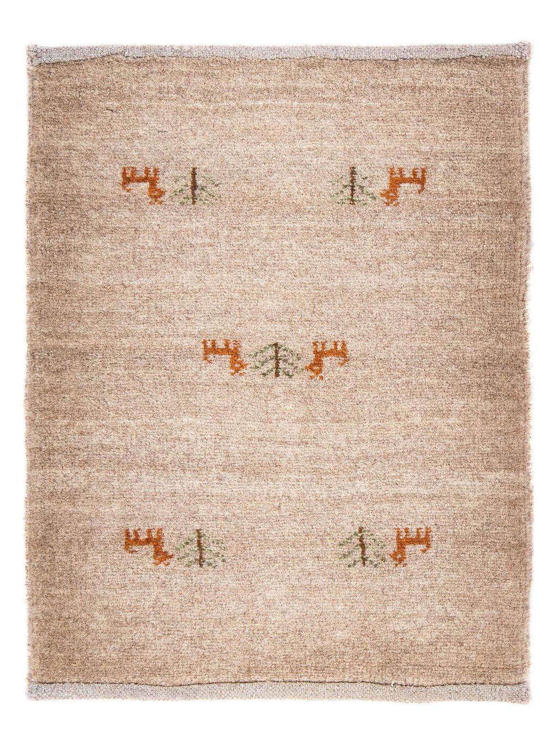 Tappeto Gabbeh - Loribaft Persero - 60 x 40 cm - cioccolato chiaro