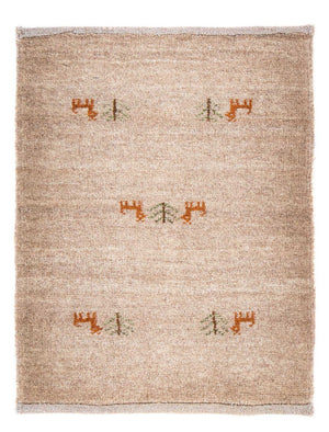Tappeto Gabbeh - Loribaft Persero - 60 x 40 cm - cioccolato chiaro