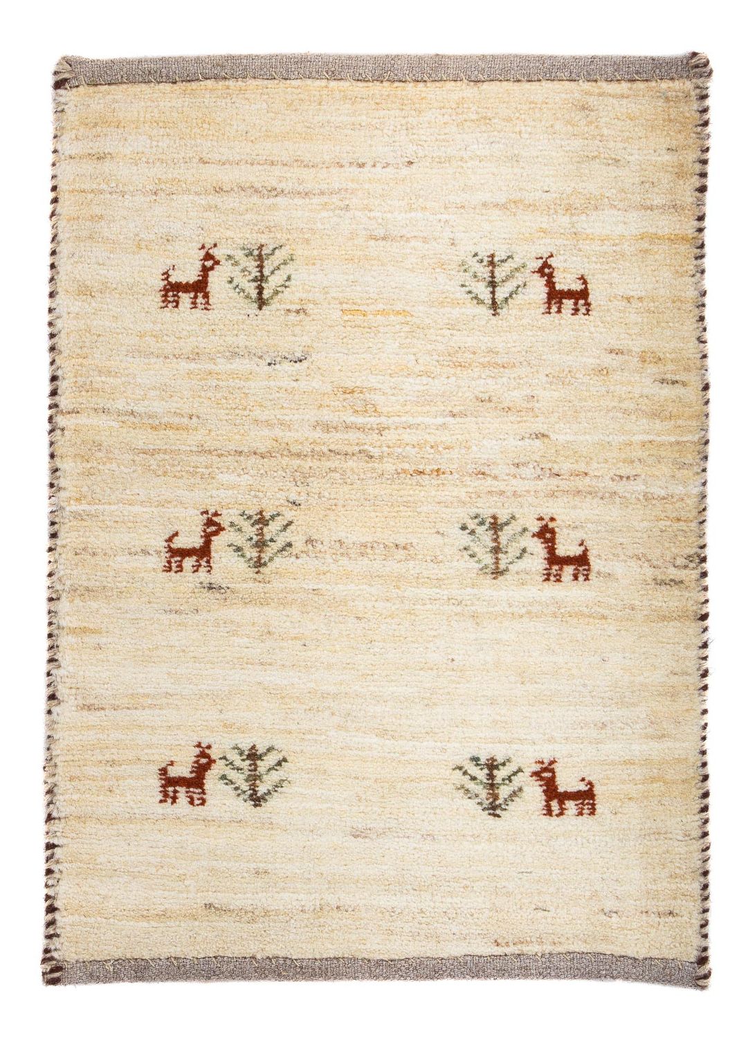 Tappeto Gabbeh - Loribaft Persero - 60 x 40 cm - beige