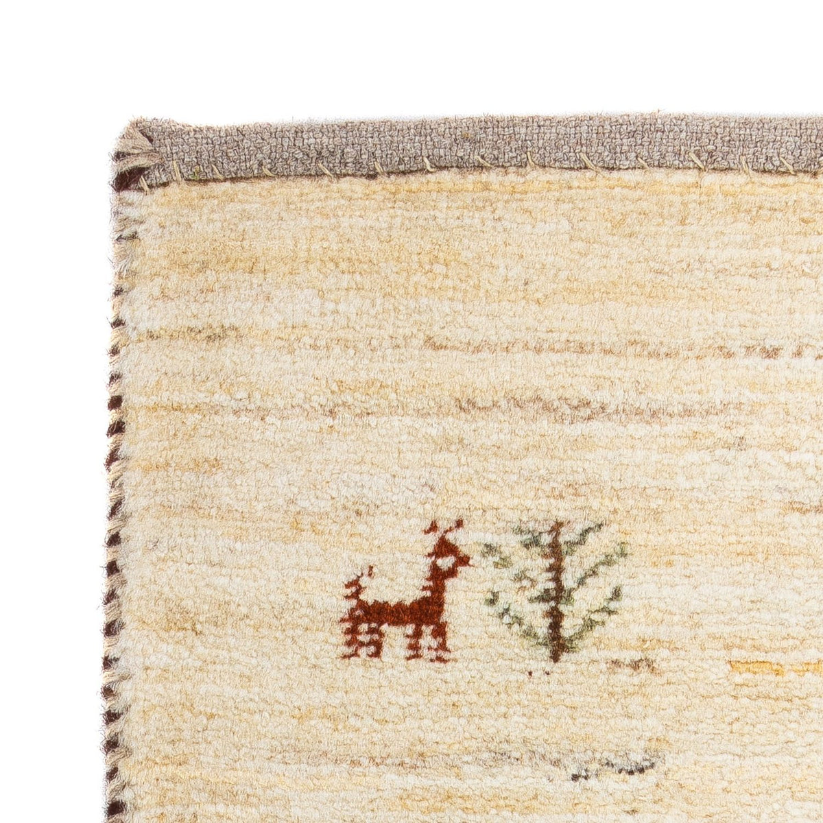 Tappeto Gabbeh - Loribaft Persero - 60 x 40 cm - beige