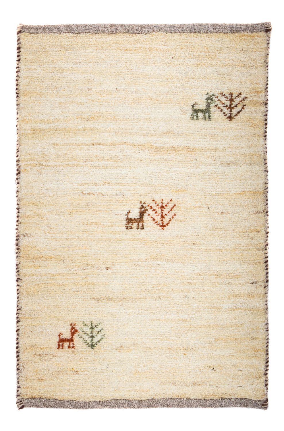 Tappeto Gabbeh - Loribaft Persero - 60 x 40 cm - beige