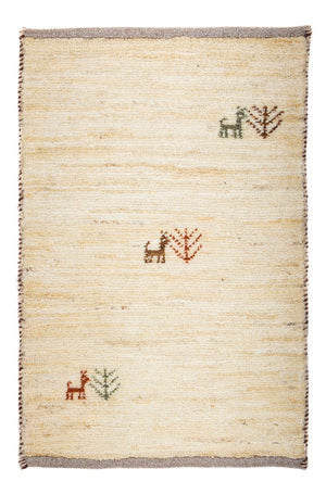 Tappeto Gabbeh - Loribaft Persero - 60 x 40 cm - beige