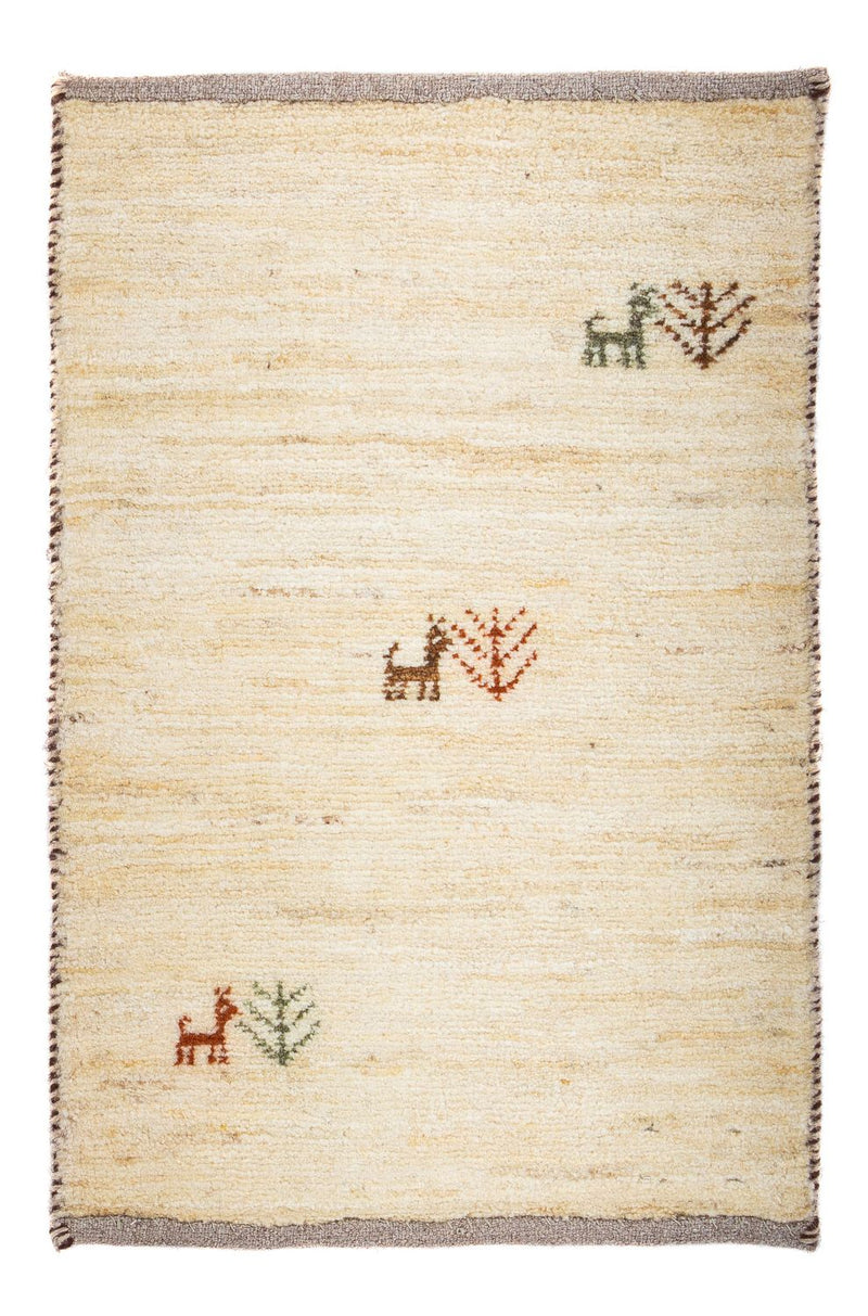 Tappeto Gabbeh - Loribaft Persero - 60 x 40 cm - beige