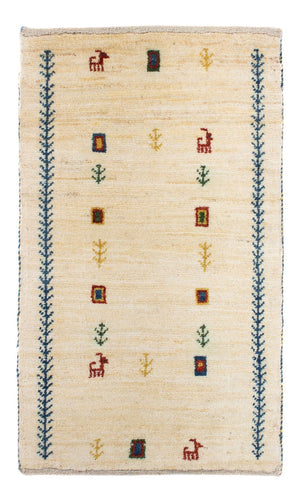Tappeto Gabbeh - Loribaft Persero - 87 x 51 cm - beige