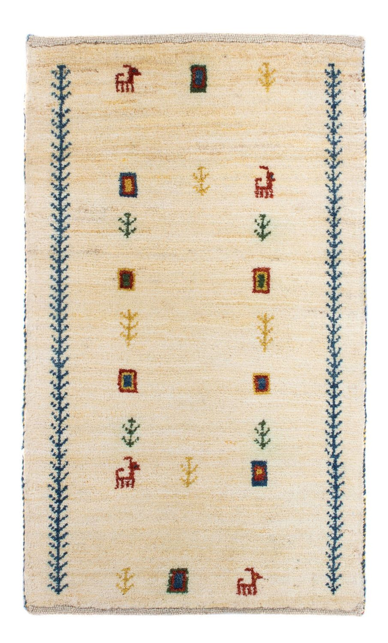 Tappeto Gabbeh - Loribaft Persero - 87 x 51 cm - beige