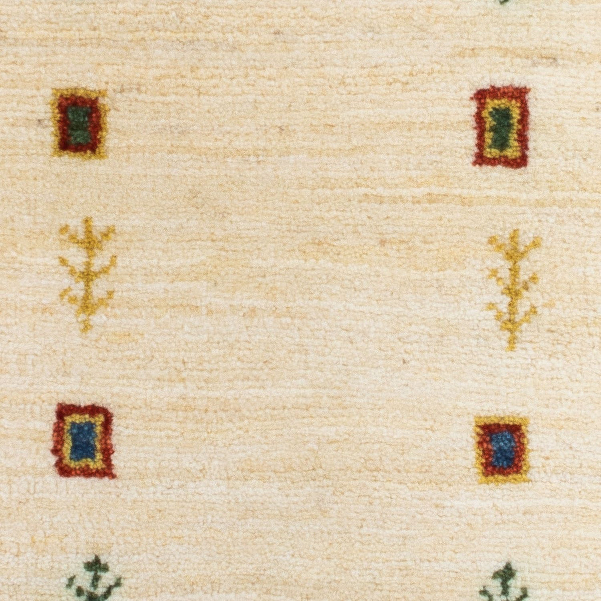 Tappeto Gabbeh - Loribaft Persero - 87 x 51 cm - beige