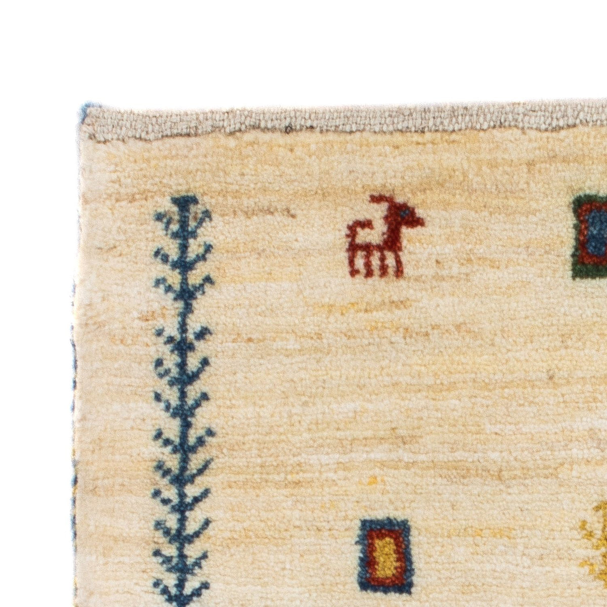 Tappeto Gabbeh - Loribaft Persero - 87 x 51 cm - beige