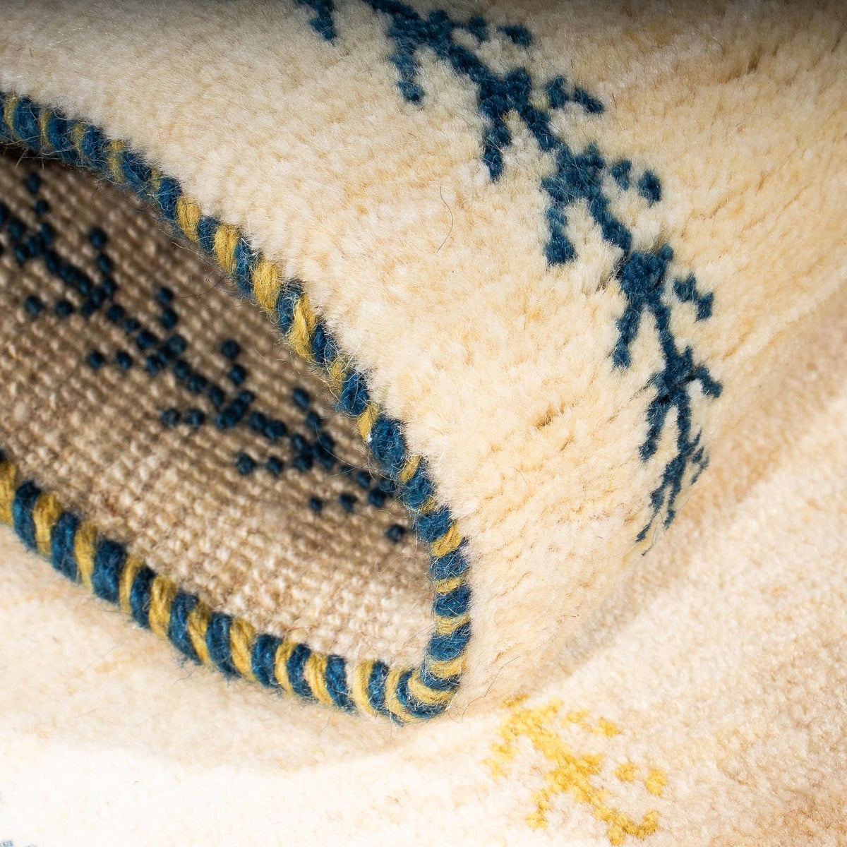 Tappeto Gabbeh - Loribaft Persero - 87 x 51 cm - beige