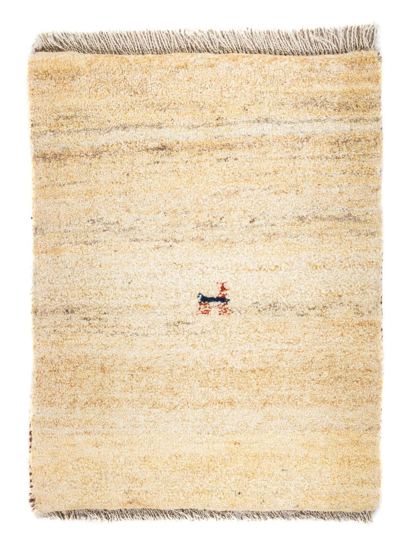 Tappeto Gabbeh - Loribaft Persero - 60 x 40 cm - beige