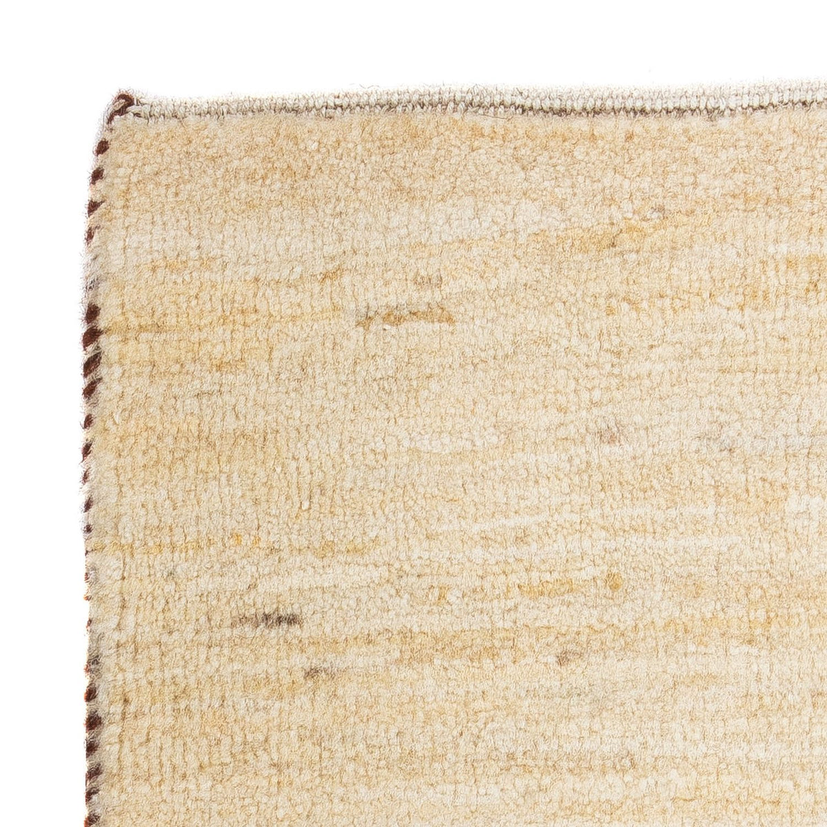 Tappeto Gabbeh - Loribaft Persero quadrato  - 45 x 40 cm - beige