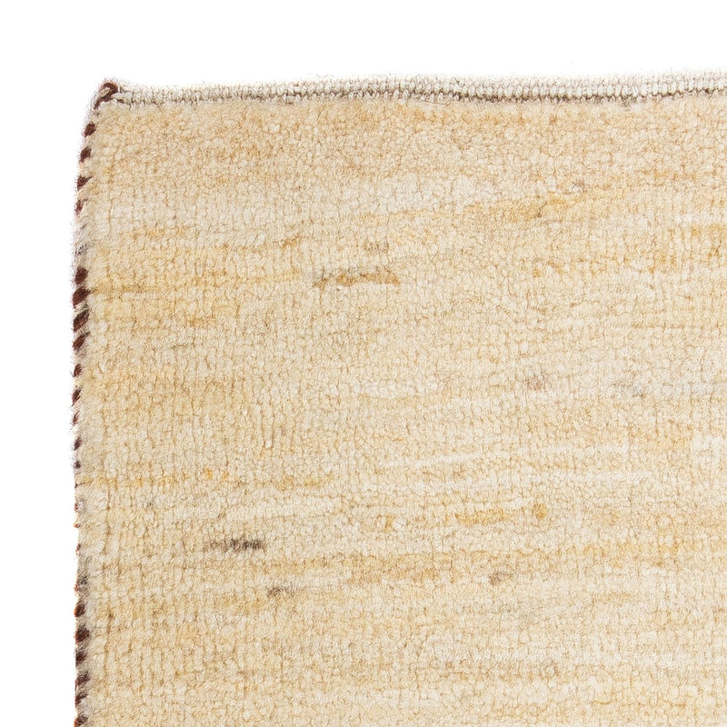 Tappeto Gabbeh - Loribaft Persero quadrato  - 45 x 40 cm - beige