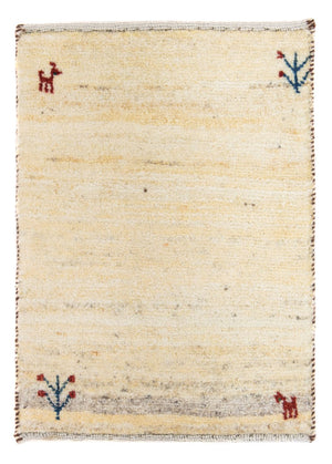 Tappeto Gabbeh - Loribaft Persero - 60 x 40 cm - beige
