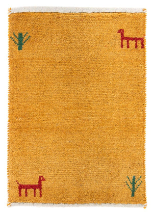 Tappeto Gabbeh - Loribaft Persero - 60 x 40 cm - arancione