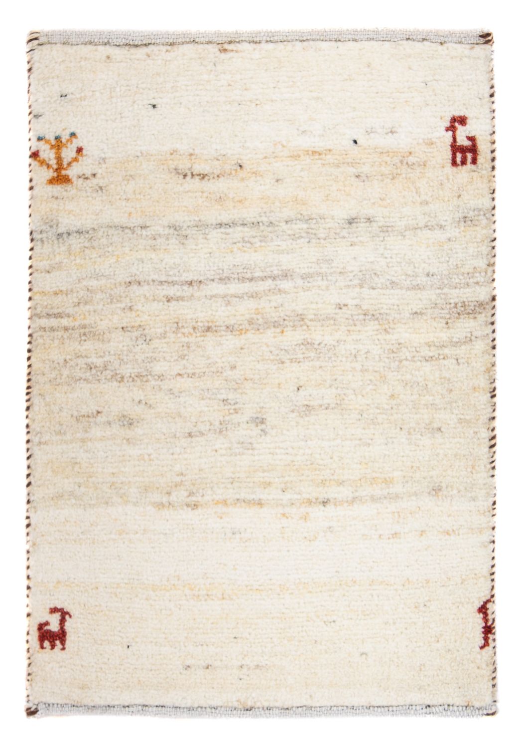 Tappeto Gabbeh - Loribaft Persero - 60 x 40 cm - beige