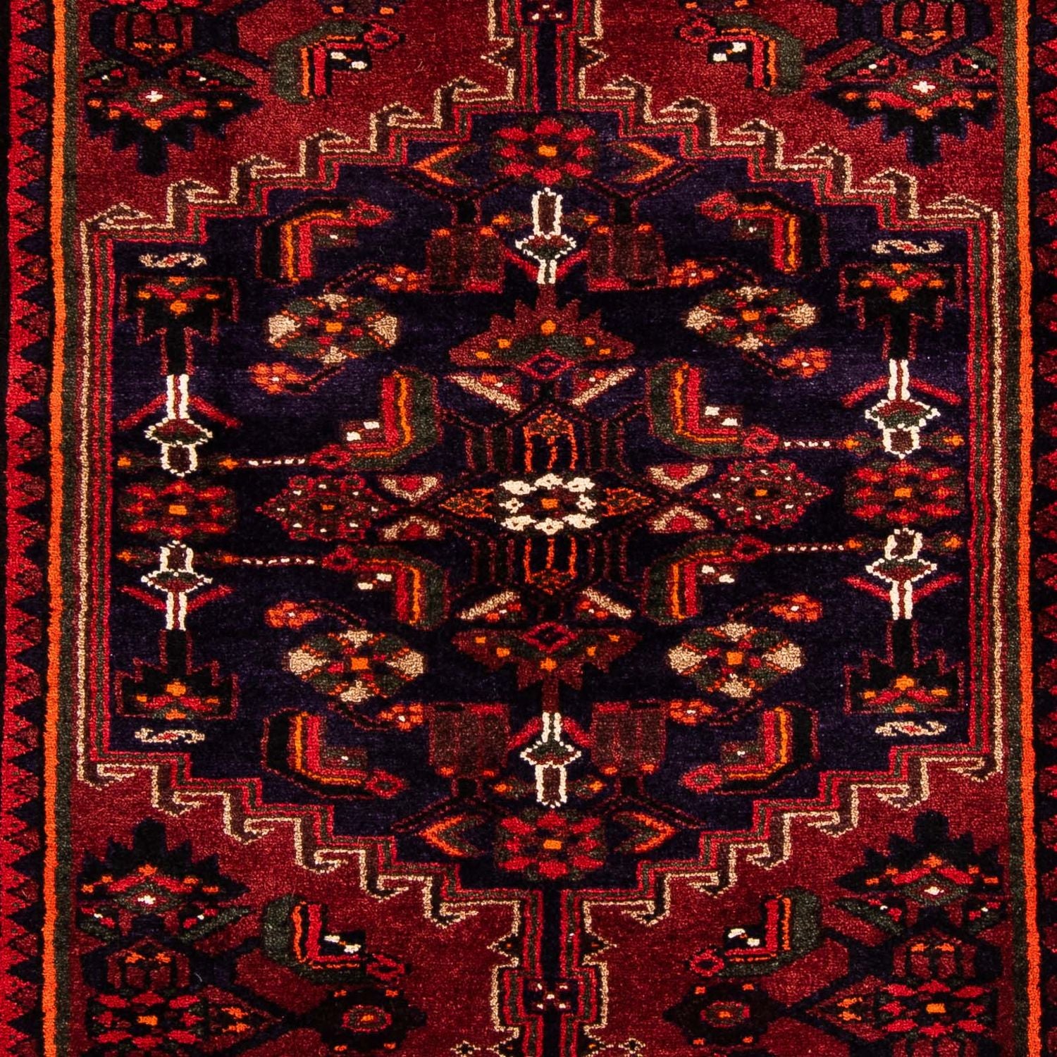Tappeto Persero - Nomade - 226 x 146 cm - rosso scuro