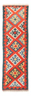 Tappeto corsia Tappeto Kelim - Orientale - 207 x 62 cm - rosso scuro