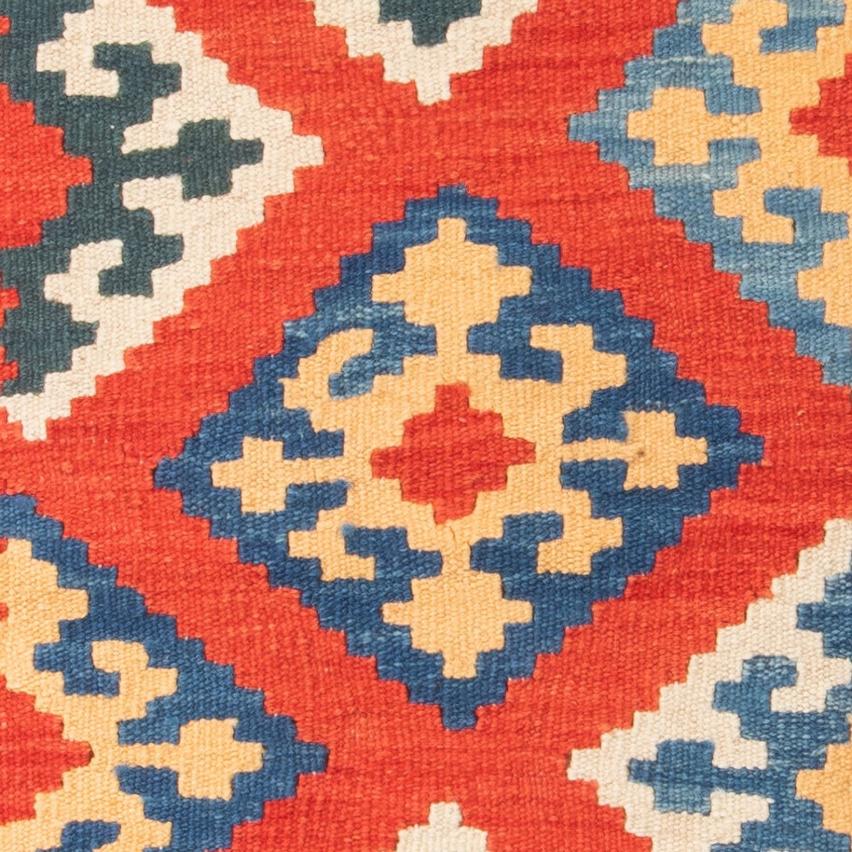 Tappeto corsia Tappeto Kelim - Orientale - 207 x 62 cm - rosso scuro