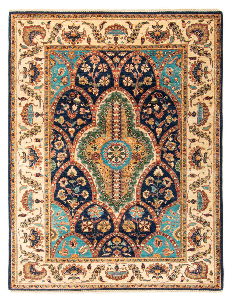 Tappeto Ziegler - Ariana - 205 x 157 cm - blu scuro