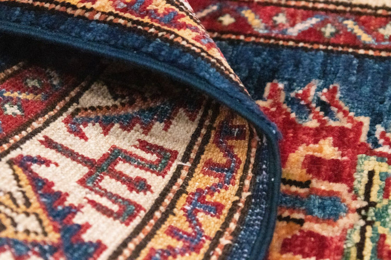 Tappeto Ziegler - Kazak - 97 x 61 cm - blu