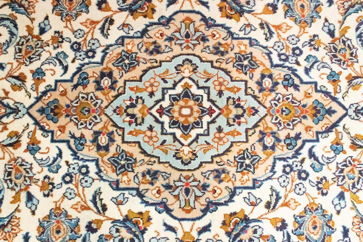 Tappeto Persero - Keshan - 309 x 195 cm - blu