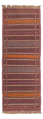 Tappeto corsia Tappeto Kelim - Orientale - 192 x 70 cm - multicolore