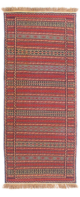 Tappeto corsia Tappeto Kelim - Orientale - 200 x 72 cm - multicolore