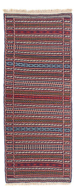 Tappeto corsia Tappeto Kelim - Orientale - 200 x 70 cm - multicolore