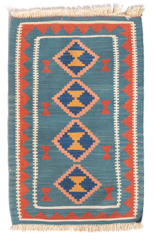 Tappeto Kelim - Orientale - 96 x 63 cm - multicolore