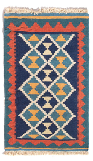 Tappeto Kelim - Orientale - 87 x 57 cm - multicolore