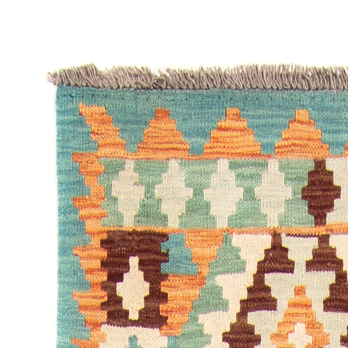 Tappeto corsia Tappeto Kelim - Splash - 304 x 75 cm - multicolore