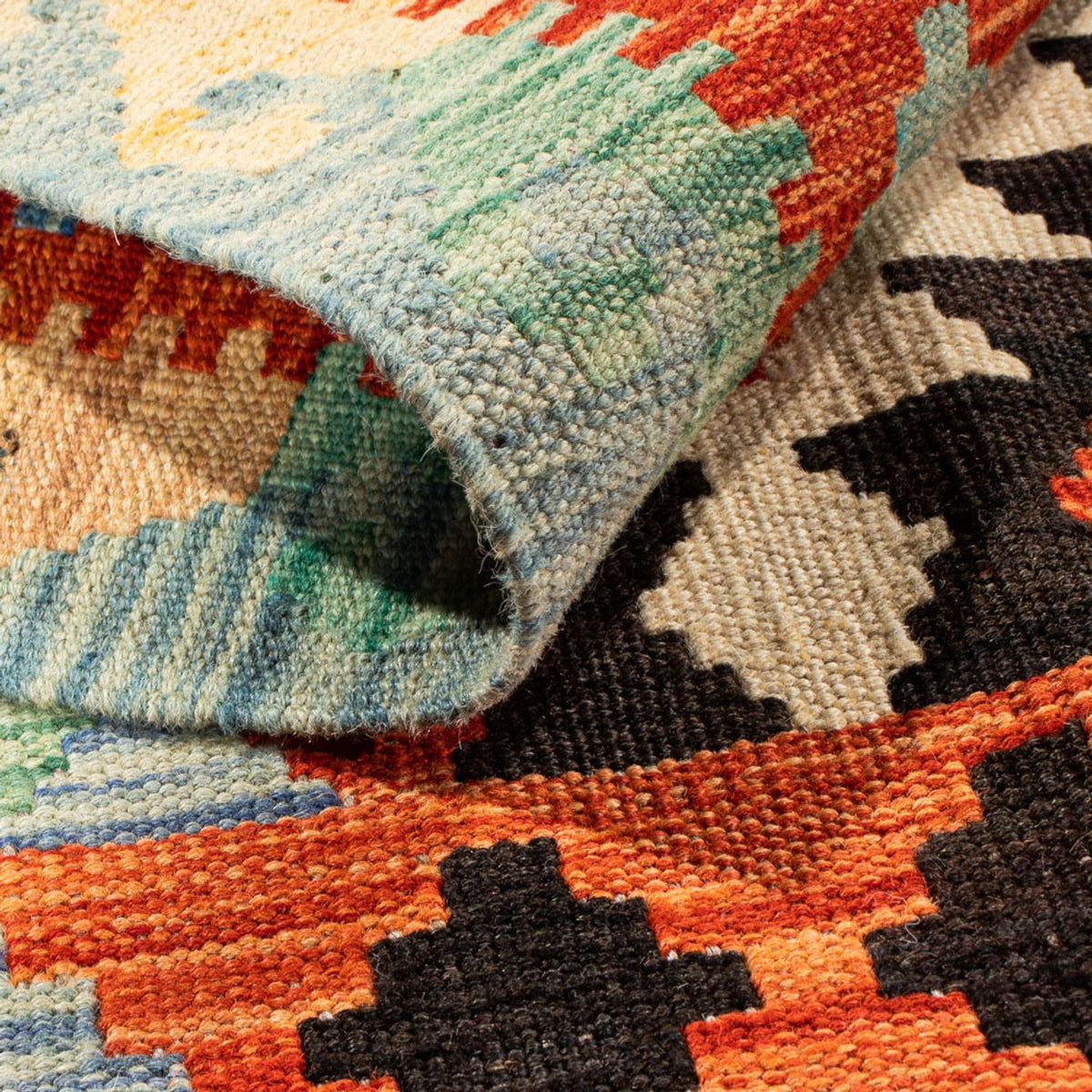 Tappeto Kelim - Splash - 89 x 63 cm - multicolore