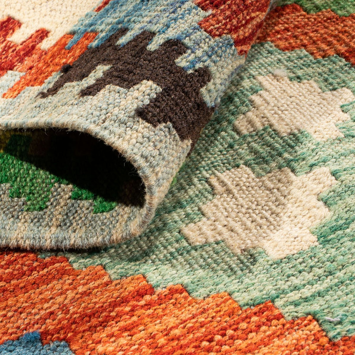 Tappeto Kelim - Splash - 89 x 63 cm - multicolore